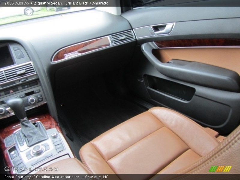 Brilliant Black / Amaretto 2005 Audi A6 4.2 quattro Sedan