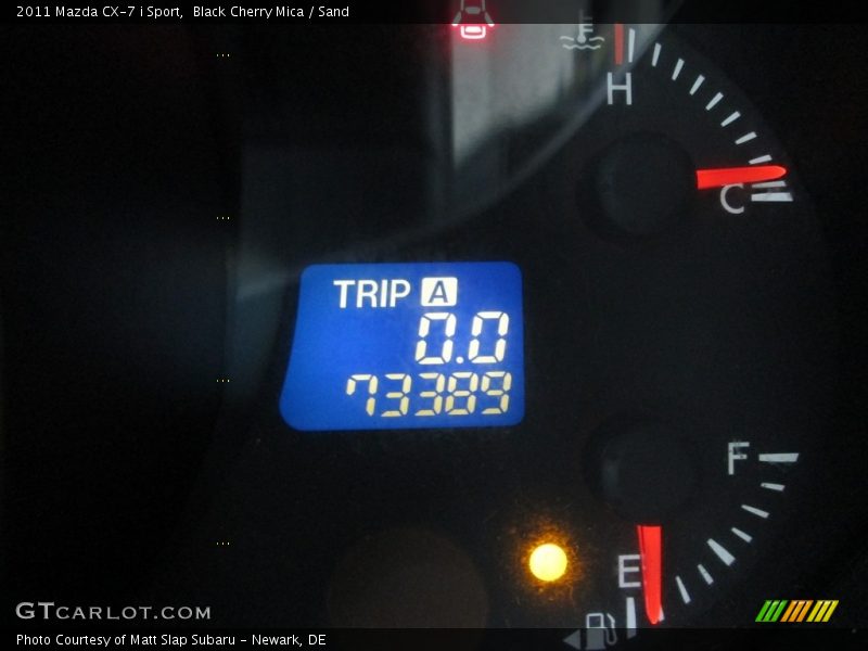 Black Cherry Mica / Sand 2011 Mazda CX-7 i Sport