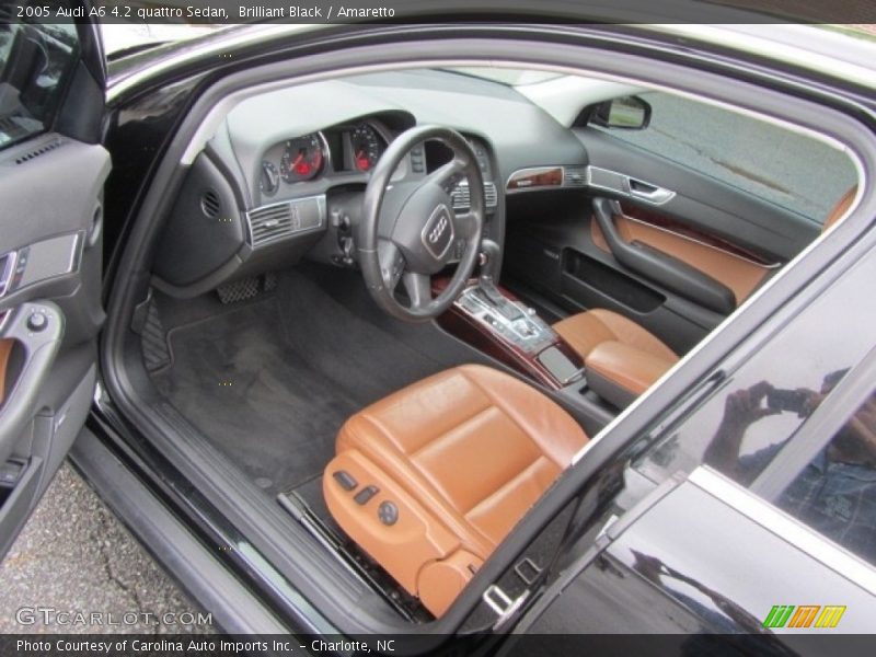 Brilliant Black / Amaretto 2005 Audi A6 4.2 quattro Sedan