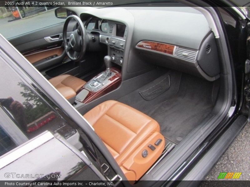 Brilliant Black / Amaretto 2005 Audi A6 4.2 quattro Sedan