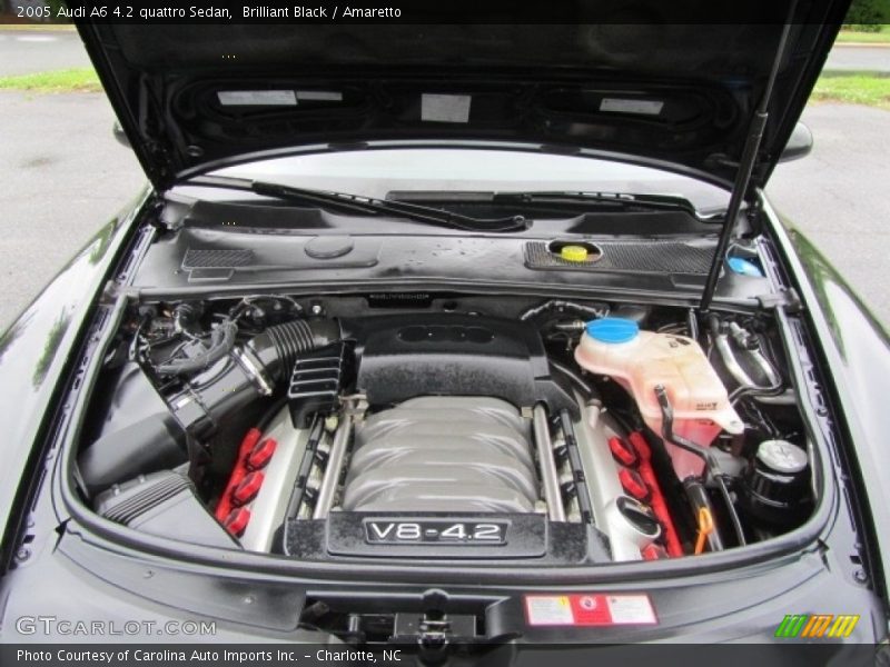Brilliant Black / Amaretto 2005 Audi A6 4.2 quattro Sedan