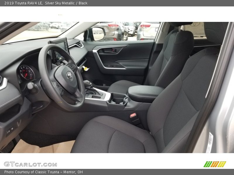 Front Seat of 2019 RAV4 LE