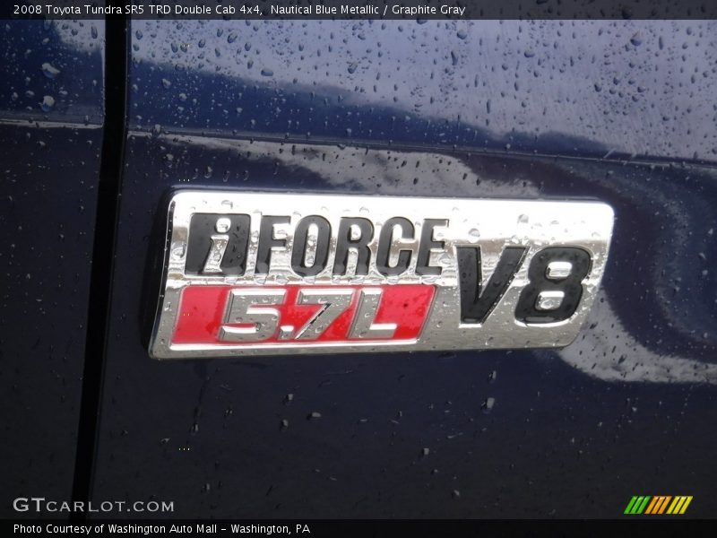 Nautical Blue Metallic / Graphite Gray 2008 Toyota Tundra SR5 TRD Double Cab 4x4