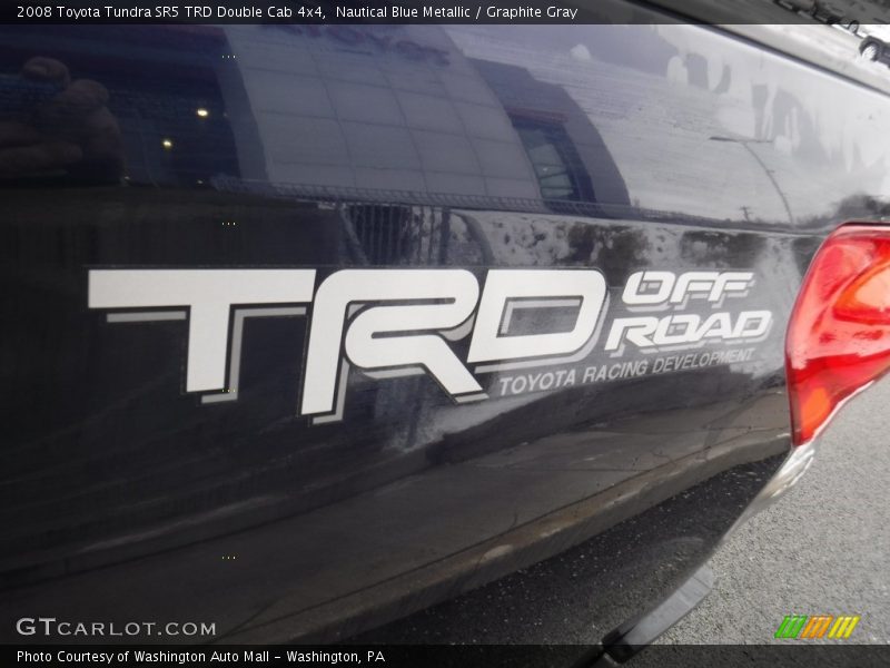 Nautical Blue Metallic / Graphite Gray 2008 Toyota Tundra SR5 TRD Double Cab 4x4