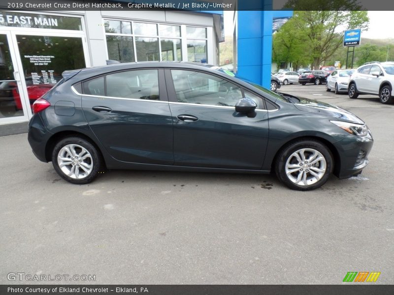 Graphite Metallic / Jet Black/­Umber 2019 Chevrolet Cruze Diesel Hatchback