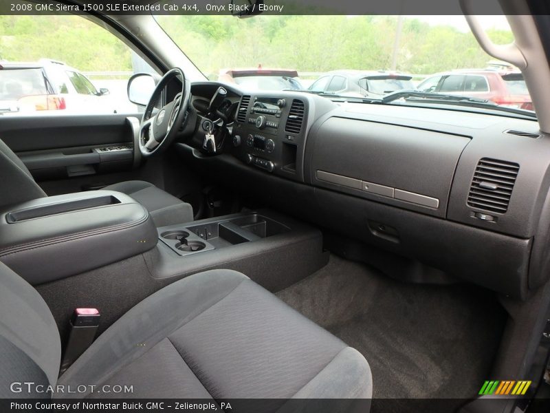 Onyx Black / Ebony 2008 GMC Sierra 1500 SLE Extended Cab 4x4