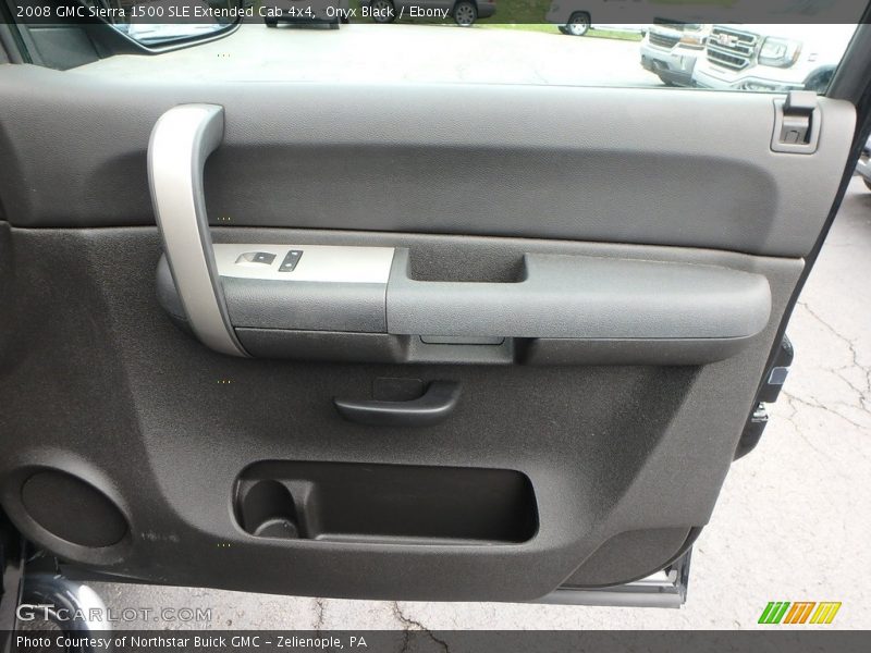 Onyx Black / Ebony 2008 GMC Sierra 1500 SLE Extended Cab 4x4