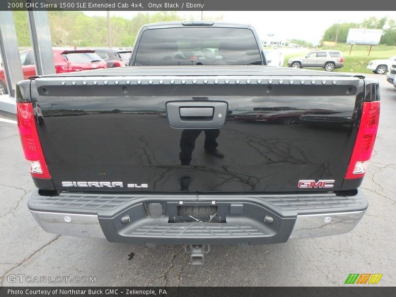 Onyx Black / Ebony 2008 GMC Sierra 1500 SLE Extended Cab 4x4