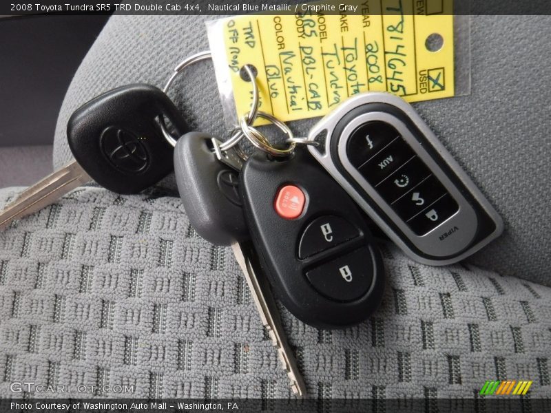 Nautical Blue Metallic / Graphite Gray 2008 Toyota Tundra SR5 TRD Double Cab 4x4