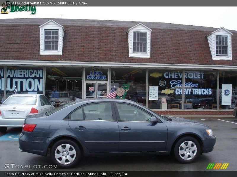 Slate Blue / Gray 2009 Hyundai Sonata GLS V6