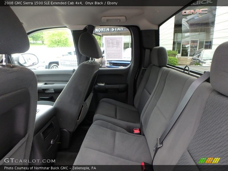 Onyx Black / Ebony 2008 GMC Sierra 1500 SLE Extended Cab 4x4