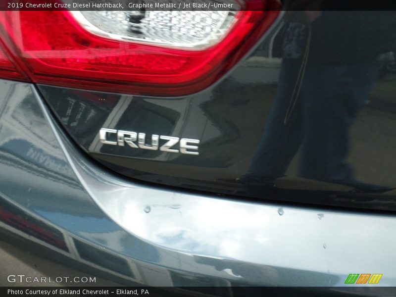 Graphite Metallic / Jet Black/­Umber 2019 Chevrolet Cruze Diesel Hatchback