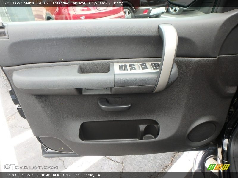 Onyx Black / Ebony 2008 GMC Sierra 1500 SLE Extended Cab 4x4