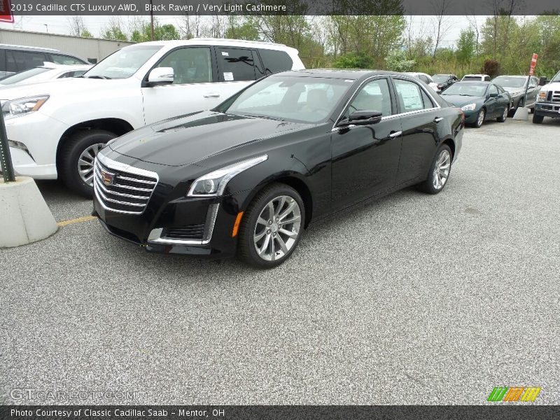 Black Raven / Very Light Cashmere 2019 Cadillac CTS Luxury AWD