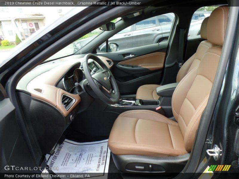 Front Seat of 2019 Cruze Diesel Hatchback