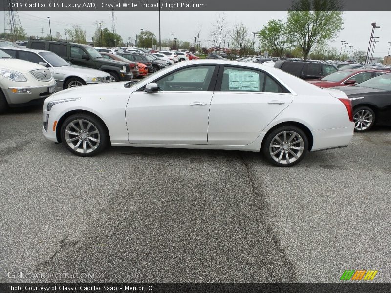  2019 CTS Luxury AWD Crystal White Tricoat