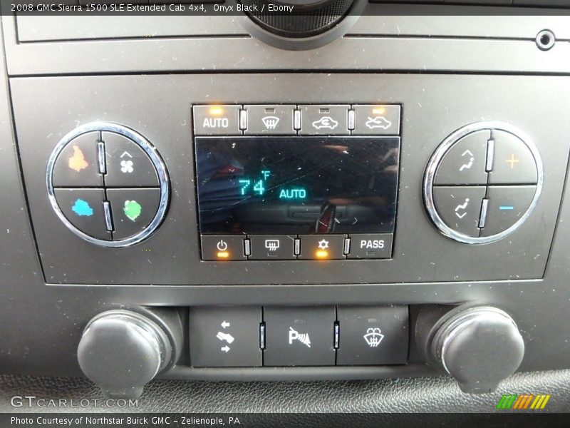 Onyx Black / Ebony 2008 GMC Sierra 1500 SLE Extended Cab 4x4