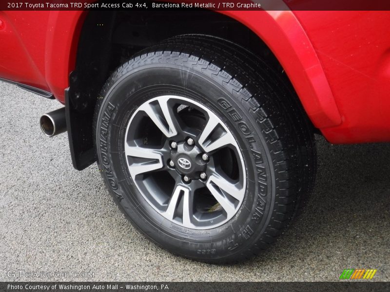 Barcelona Red Metallic / TRD Graphite 2017 Toyota Tacoma TRD Sport Access Cab 4x4