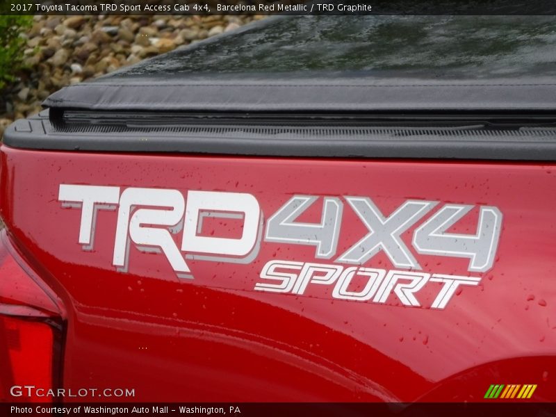 Barcelona Red Metallic / TRD Graphite 2017 Toyota Tacoma TRD Sport Access Cab 4x4