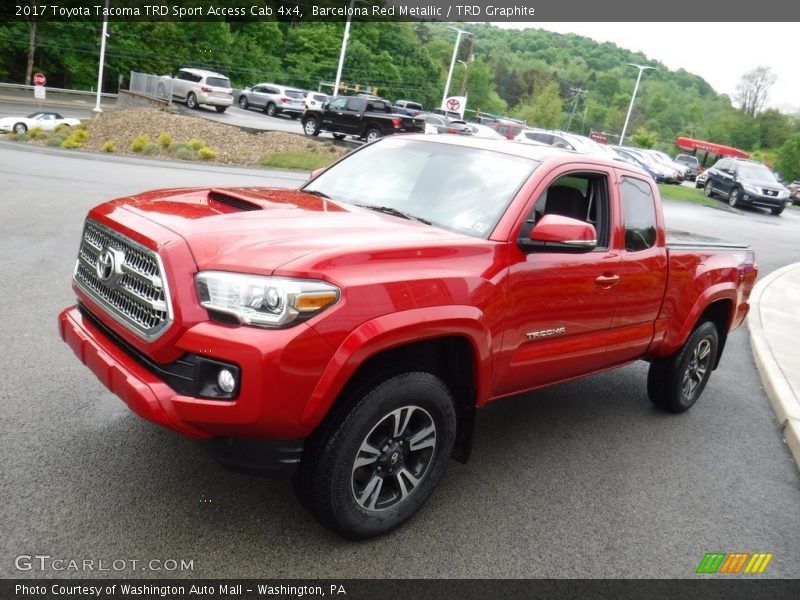 Barcelona Red Metallic / TRD Graphite 2017 Toyota Tacoma TRD Sport Access Cab 4x4