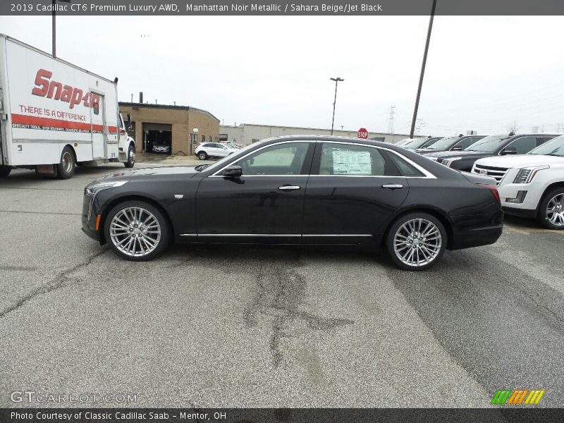 Manhattan Noir Metallic / Sahara Beige/Jet Black 2019 Cadillac CT6 Premium Luxury AWD