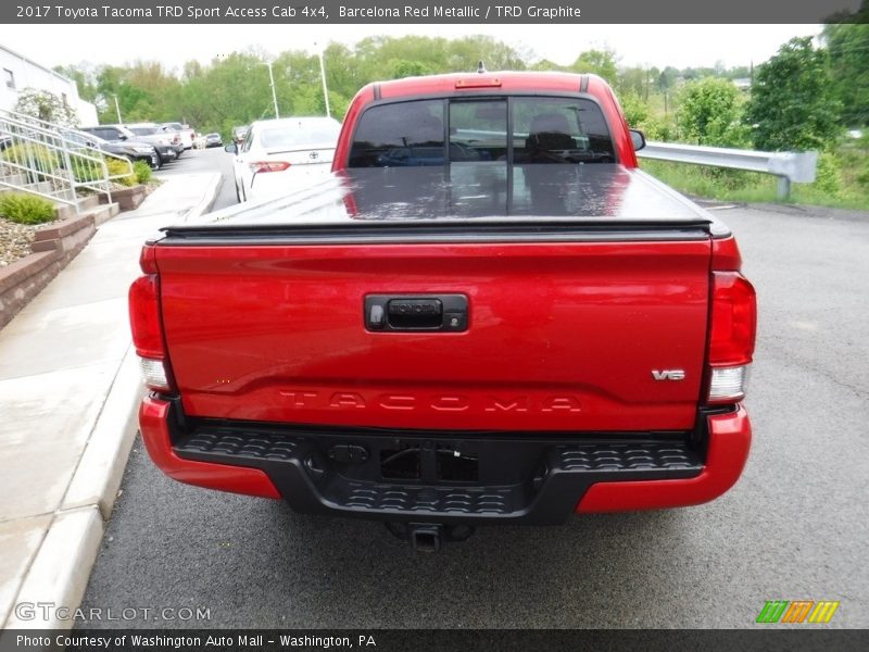 Barcelona Red Metallic / TRD Graphite 2017 Toyota Tacoma TRD Sport Access Cab 4x4