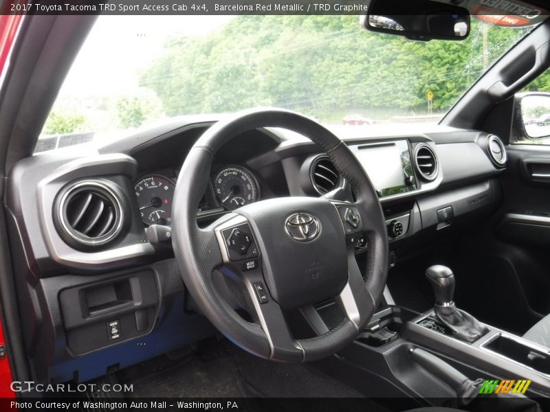 Barcelona Red Metallic / TRD Graphite 2017 Toyota Tacoma TRD Sport Access Cab 4x4