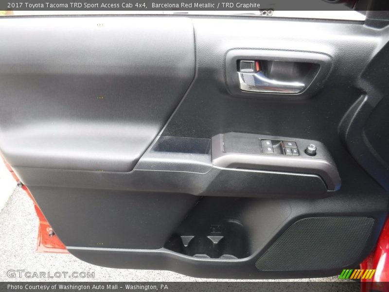 Barcelona Red Metallic / TRD Graphite 2017 Toyota Tacoma TRD Sport Access Cab 4x4