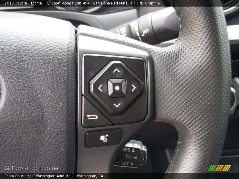 Barcelona Red Metallic / TRD Graphite 2017 Toyota Tacoma TRD Sport Access Cab 4x4