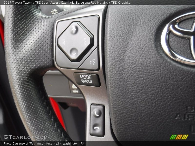 Barcelona Red Metallic / TRD Graphite 2017 Toyota Tacoma TRD Sport Access Cab 4x4