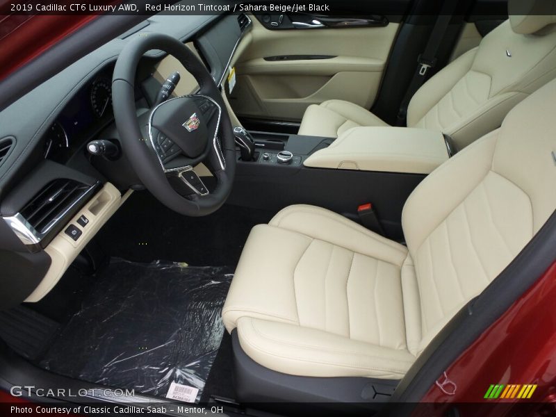  2019 CT6 Luxury AWD Sahara Beige/Jet Black Interior