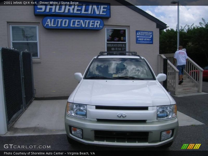 Dover White / Stone Beige 2001 Infiniti QX4 4x4