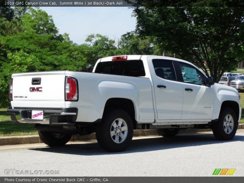 Summit White / Jet Black/­Dark Ash 2019 GMC Canyon Crew Cab