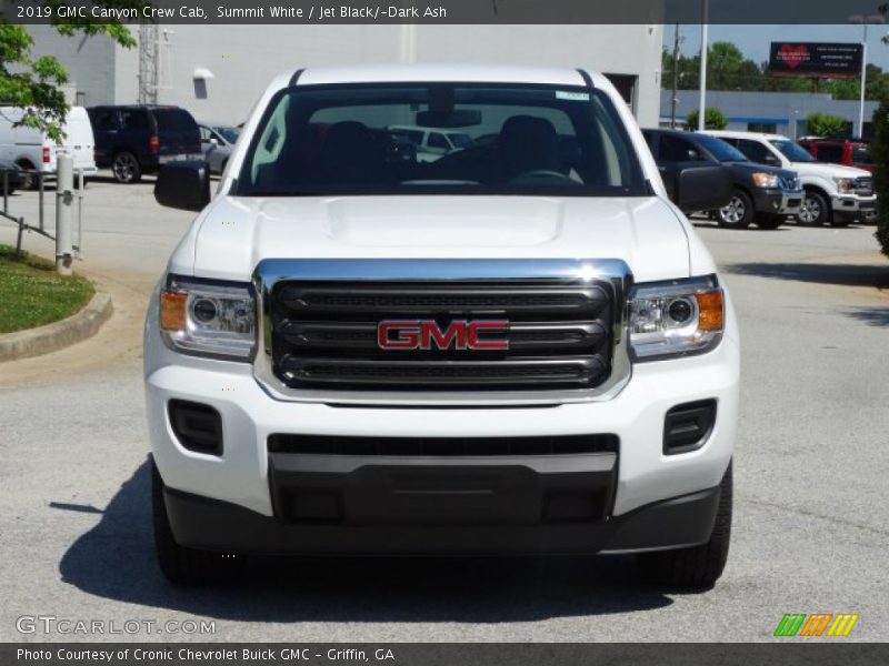 Summit White / Jet Black/­Dark Ash 2019 GMC Canyon Crew Cab