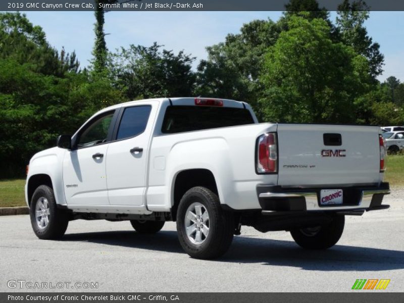 Summit White / Jet Black/­Dark Ash 2019 GMC Canyon Crew Cab