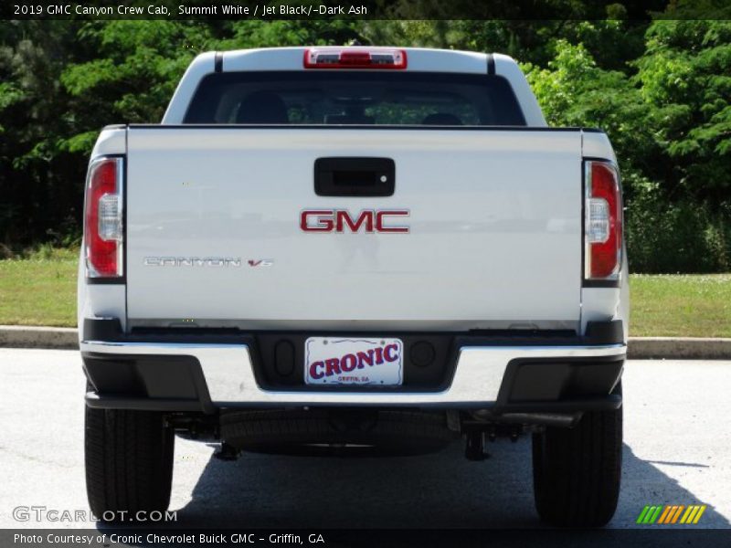 Summit White / Jet Black/­Dark Ash 2019 GMC Canyon Crew Cab