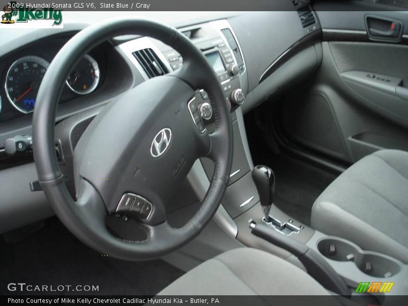 Slate Blue / Gray 2009 Hyundai Sonata GLS V6