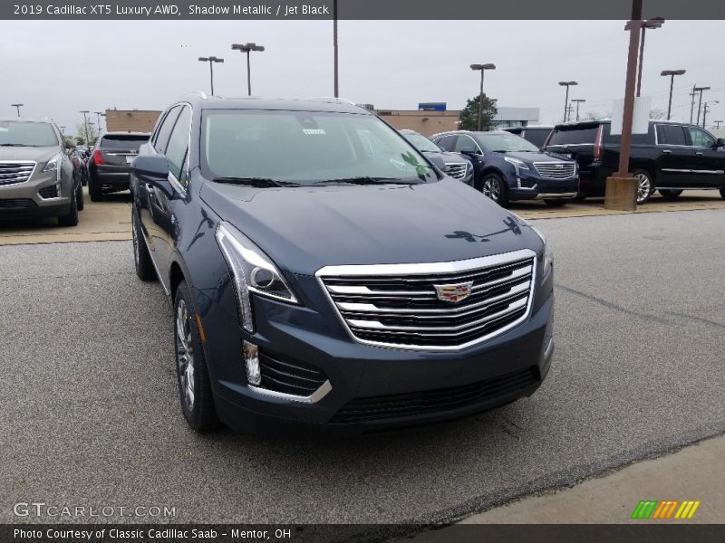 Shadow Metallic / Jet Black 2019 Cadillac XT5 Luxury AWD