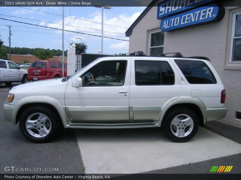 Dover White / Stone Beige 2001 Infiniti QX4 4x4