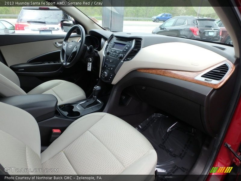 Serrano Red / Gray 2013 Hyundai Santa Fe Sport AWD