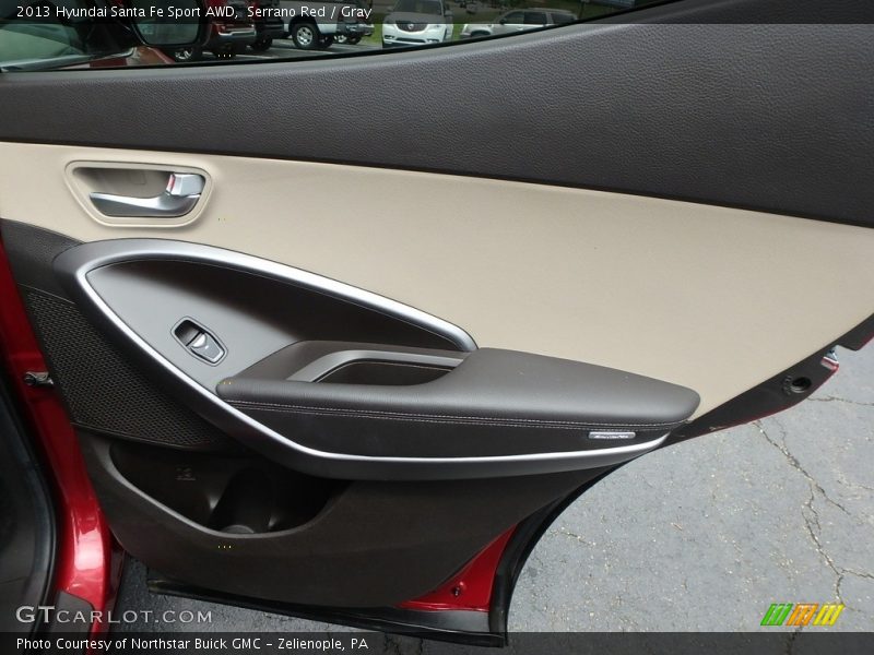 Serrano Red / Gray 2013 Hyundai Santa Fe Sport AWD