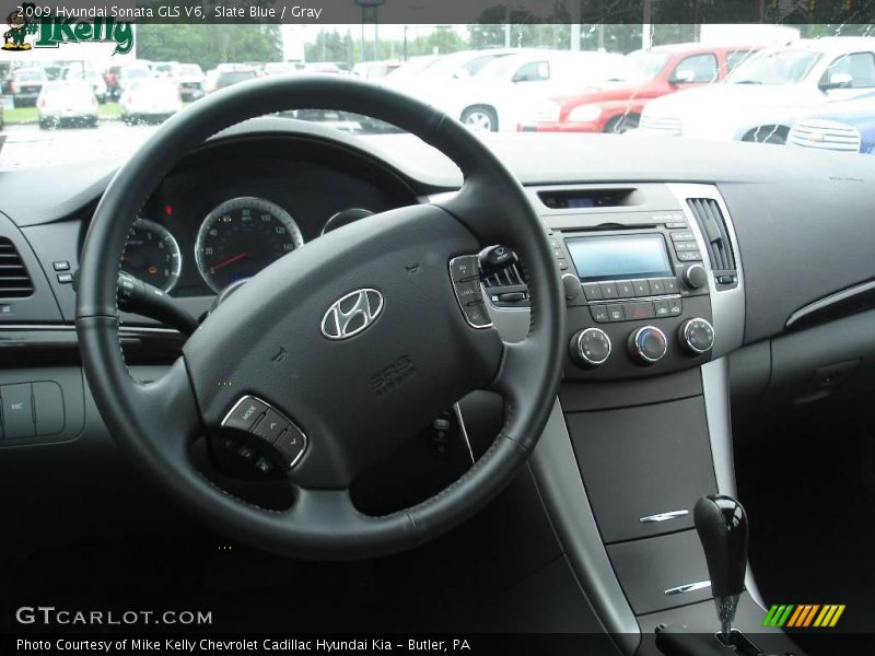 Slate Blue / Gray 2009 Hyundai Sonata GLS V6