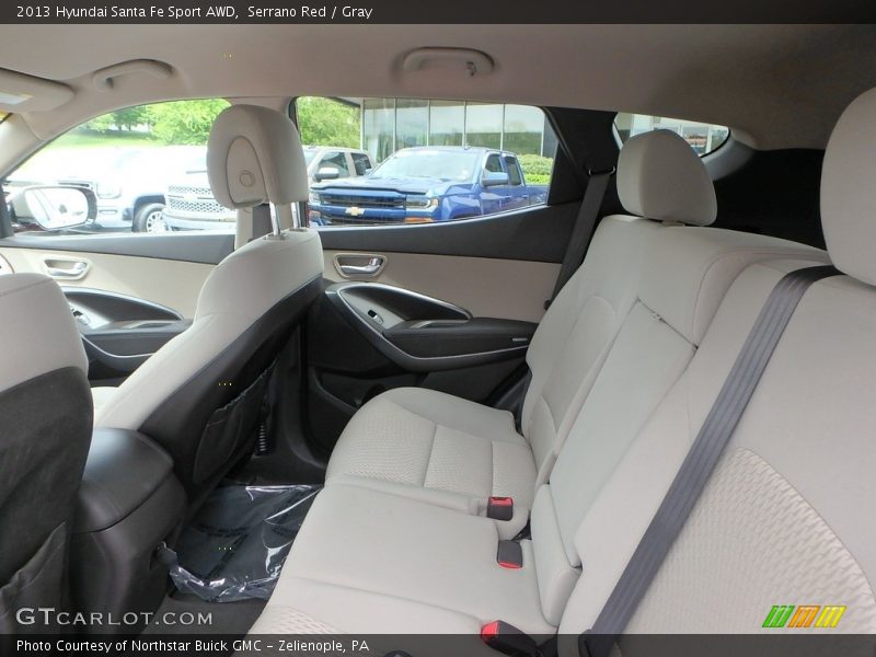 Serrano Red / Gray 2013 Hyundai Santa Fe Sport AWD