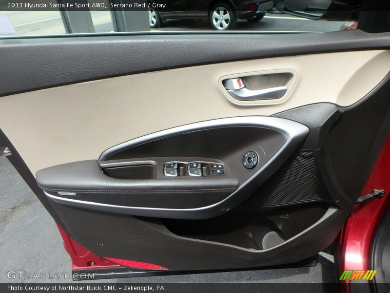 Serrano Red / Gray 2013 Hyundai Santa Fe Sport AWD