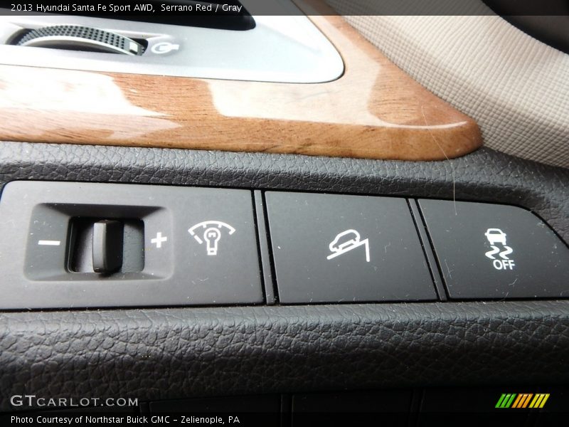 Serrano Red / Gray 2013 Hyundai Santa Fe Sport AWD