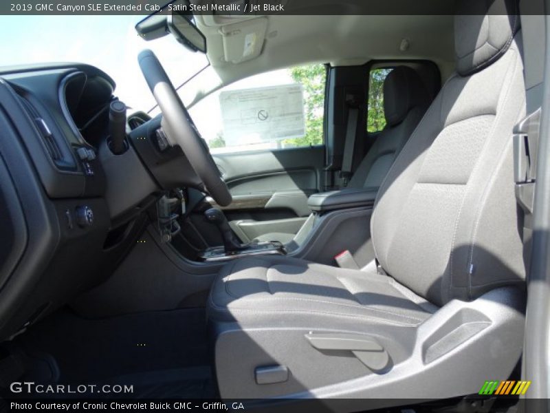 Satin Steel Metallic / Jet Black 2019 GMC Canyon SLE Extended Cab
