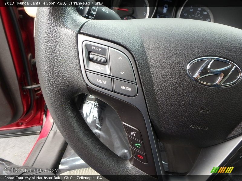 Serrano Red / Gray 2013 Hyundai Santa Fe Sport AWD