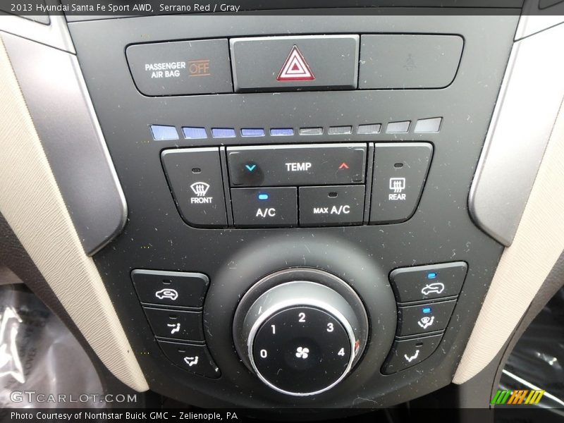 Serrano Red / Gray 2013 Hyundai Santa Fe Sport AWD