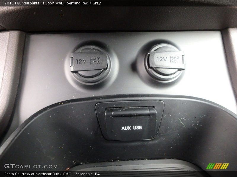 Serrano Red / Gray 2013 Hyundai Santa Fe Sport AWD