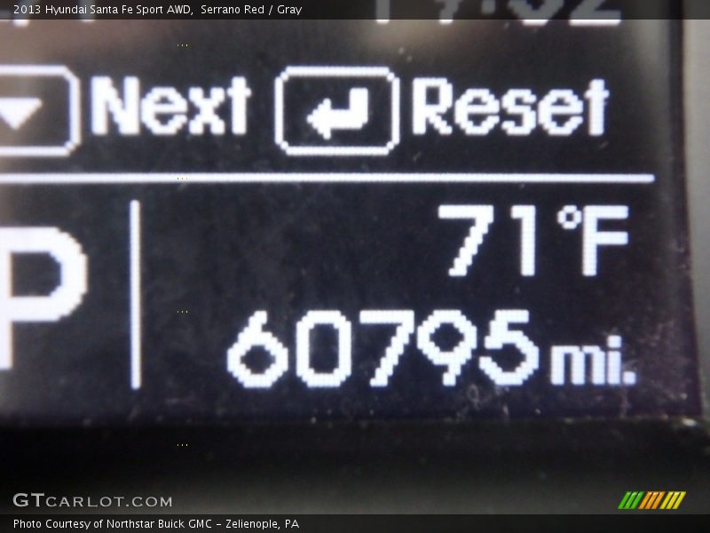Serrano Red / Gray 2013 Hyundai Santa Fe Sport AWD